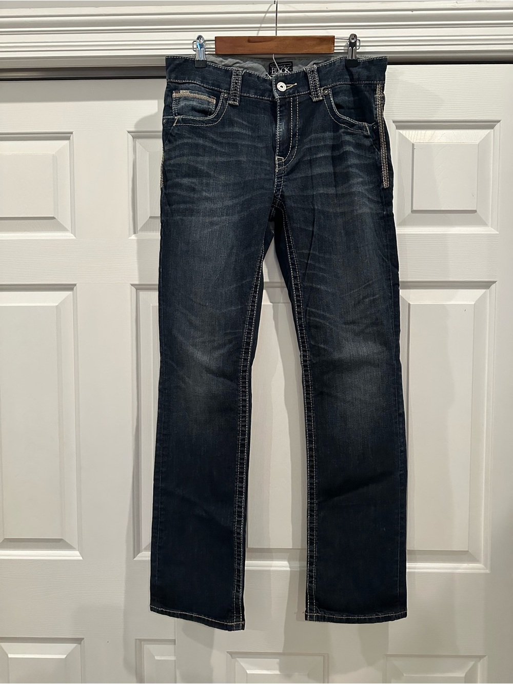 Men's Straight-Leg Jeans in Dark Indigo - Buckle